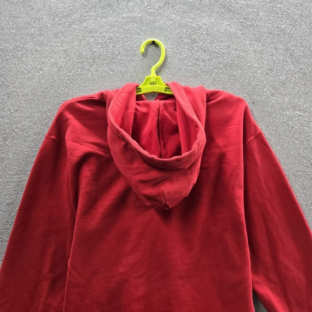 Jordan Men Hoodie S‎ Red Fleece Jumpman Logo Activewear Long Sleeve